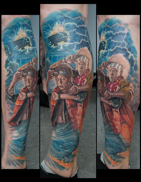 Tattoos - back to the future 1 & 2 combined - 120598
